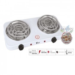 Cuisinière électrique portable, 2 brûleurs, spéciale pour les charbons Shisha