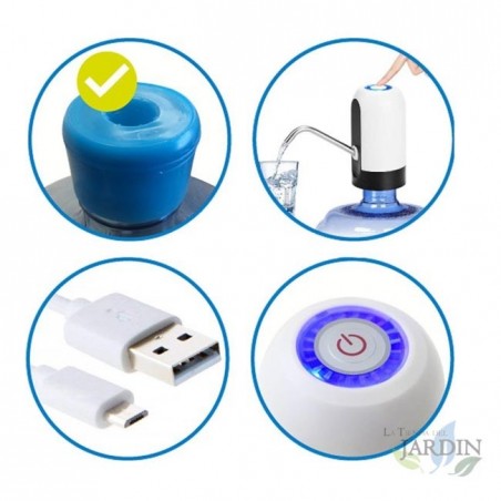 Electric water dispenser for bottles