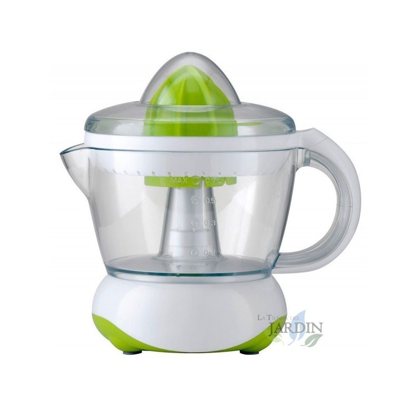 Spremiagrumi elettrico verde 40W, barattolo da 0,70 L.  Spremiagrumi elettrico verde 40W, barattolo da 0,70 L.
