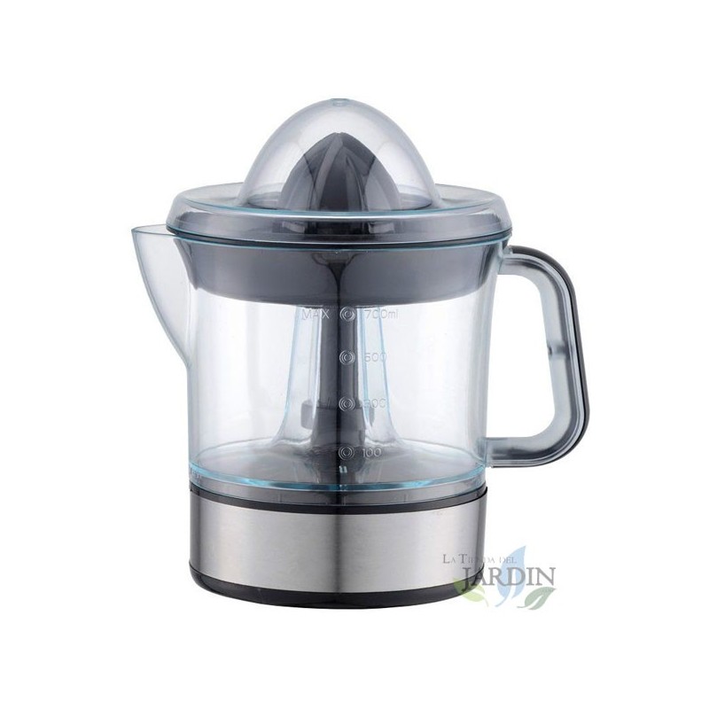 Espremedor elétrico de aço inoxidável de 40 W, jarra de 0,70 L, suco natural em casa Espremedor elétrico de aço inoxidável de 40 W, jarra de 0,70 L, suco natural em casa