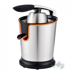 Stainless juicer with arm 300W 0.40 L to facilitate the extraction of juice