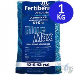 Abono fertilizante complejo Blue Max 16-6-12, 1 Kg