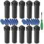 Set di 10 Irrigatore Rain Bird 5004-PC 3/4'', Raggio 7,6 a 15,2 m, angolo regolabile + Accesori