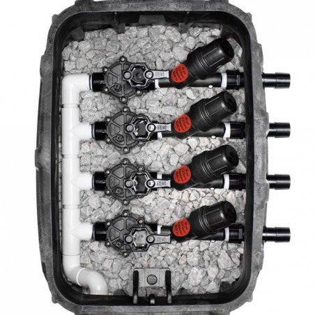 Válvula solenoide de irrigação LFV de baixo fluxo de 1'' 24V Rain Bird + filtro de malha de 1'' 2,8 bar