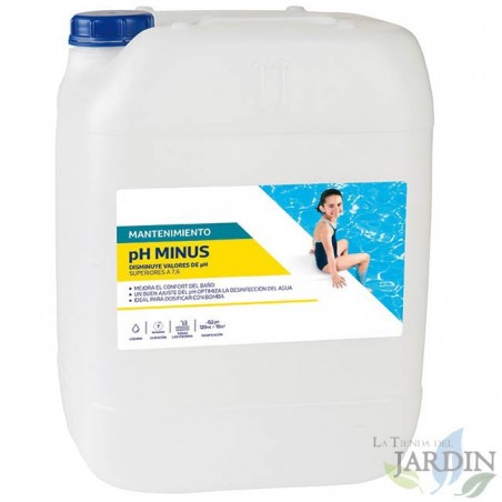 Minorador Ph liquido piscinas, 20 litros