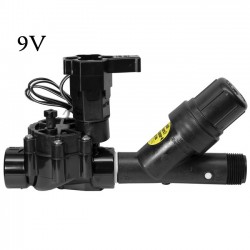 Electroválvula 1" 9V 100DV + Filtro malla 1" 2,8 bar