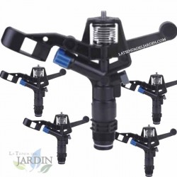 Lot de 5 Arroseur Agricole d'arrosage circulaire 3/4'', portée 13-18m, modèle type Naandanjain 5035
