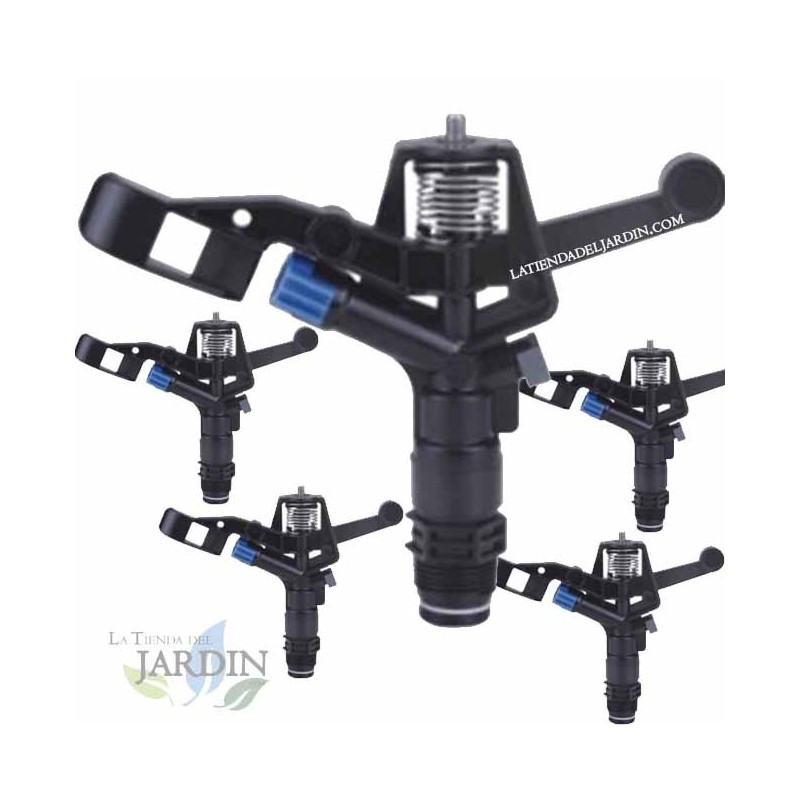Set di 5 Irrigatore circolare da 3/4'', 13-18 m, modello simile a Naandanjain 5035 Set di 5 Irrigatore circolare da 3/4'', 13-18 m, modello simile a Naandanjain 5035