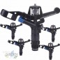 Pack 5 x 3/4" circular irrigation sprinkler, 13 to 18 meters, model type Naandanjain 5035