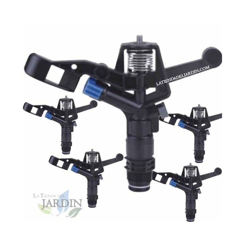 Pacote com 5 aspersores circulares de irrigação de 3/4", 13 a 18 metros, modelo Naandanjain 5035