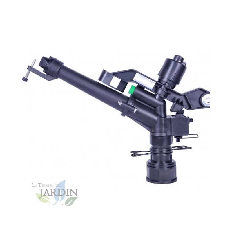 Canon d'arrosage TOP, de 12 à 30 mètres, réglable de 0 à 360°. Filetage 1 1/2". Modèle d'arroseur agricole pour grandes portées.