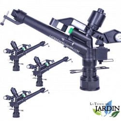 4 Stück Landwirtschaftspaket, 4 Bewässerungskanonen TOP 12 in 30 Metern Entfernung, einstellbar von 0 bis 360 °. 1 1/2'' Gewinde