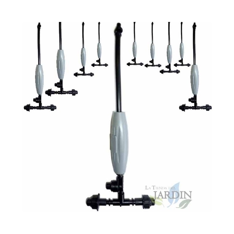 Pack 10 x Nebulizador Fogger 2 salidas. Sistema de enfriamiento profesional agricola por nebulización