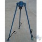 2" Metal tripod support for sprinklers. Connection 2" Male layflat. 2" Metal tripod support for sprinklers. Connection 2" Male layflat.