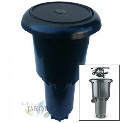 Pack 4 x MaxiPou 6-13 m 1/2" pop-up impact agricultural sprinkler. Circular and Adjustable.