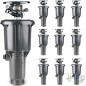 Pack 10 x MaxiPou 6-13 m 1/2" pop-up impact agricultural sprinkler. Circular and Adjustable. Pack 10 x MaxiPou 6-13 m 1/2" pop-up impact agricultural sprinkler. Circular and Adjustable.