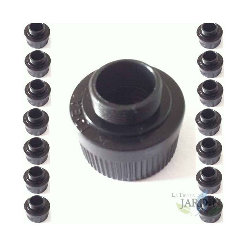 Pacote com 15 adaptadores fêmeas de 1/2" para bicos de irrigação. Rosca superior para bicos difusores e aspersores Rain Bird, Hu