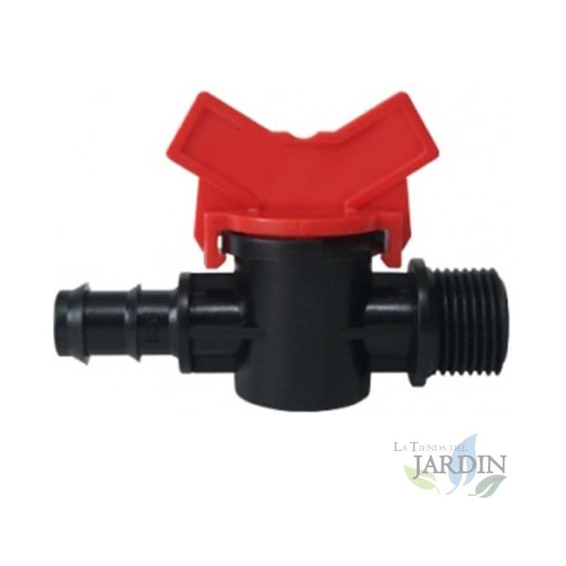 Llave 16mm Riego | Llave goteo 16 mm x 1/2'' | Llave de paso Riego 16 mm | Valvula tuberia riego por goteo 16mm Llave 16mm Riego | Llave goteo 16 mm x 1/2'' | Llave de paso Riego 16 mm | Valvula tuberia riego por goteo 16mm