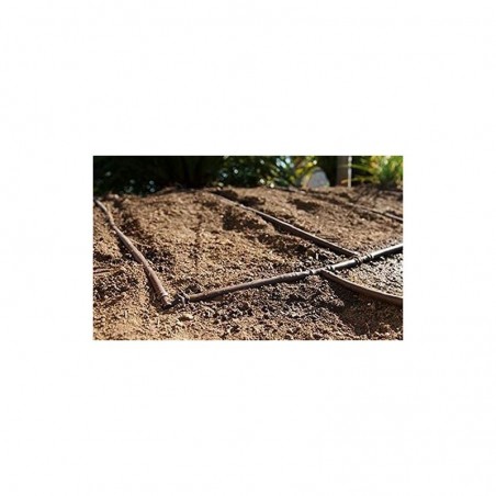 16 mm braunes Tropfrohr - 100 Meter ohne Tropfer