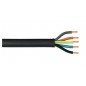 Câble électrique flexible 5 fils, 1 mm2 souple 75 mètres