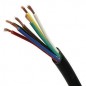 Cable eléctrico manguera 7 hilos, 1 mm2 flexible 75 metros