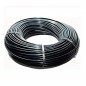 Tuyau flexible d'arrosage 3x5 mm. Conducteur PVC souples noir, 200m + 50 piquets Irrigation goutte à goutte 2,6 l/h
