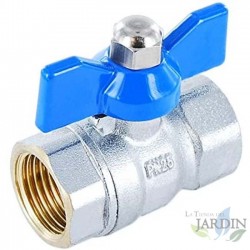 Kugelventil 3/8'' - Umkehrbare Metallgriff - Standarddurchgang PN25 - Kugelhahn 3/8''