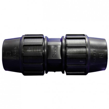 Acoplamento Equal PE | Conexão para tubo de polietileno | Tamanhos de 20 mm a 90 mm