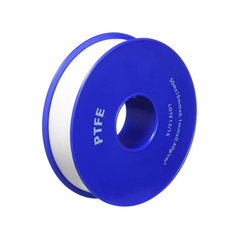 Rollo de Cinta Teflon profesional de 19mm x 15 metros, Selladora de Tuberia, Cinta y Tape profesional PTFE Rollo de Cinta Teflon profesional de 19mm x 15 metros, Selladora de Tuberia, Cinta y Tape profesional PTFE