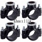 Lot de 4 Collier de prise en charge 63mm x 1 1/4''. Utilisé pour l'installation d'irrigation, tels que des arroseurs, des tuyère Lot de 4 Collier de prise en charge 63mm x 1 1/4''. Utilisé pour l'installation d'irrigation, tels que des arroseurs, des tuyère