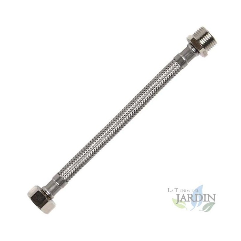 Sanitärschlauch 30 cm, 3/8" männlich - 3/8" weiblich