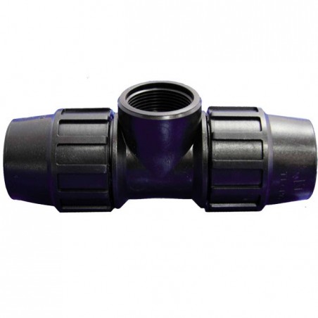 Female PE threaded tee