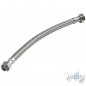Latiguillo de Fontanería 30cm, 3/8" Hembra - 1/2" Hembra | Latiguillo Inoxidable | Latiguillo de Grifo Flexible