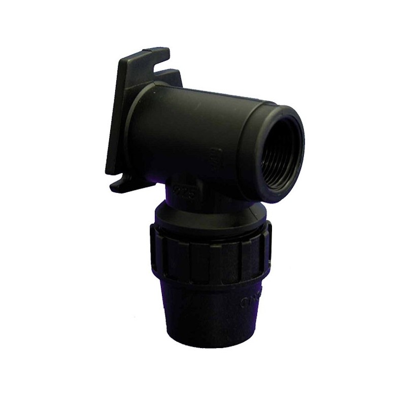 Cotovelo de torneira de PE, encaixe para tubo de polietileno Cotovelo de torneira de PE, encaixe para tubo de polietileno