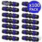 Set di 100 Raccordo irrigazione a goccia 16mm con Anello di Sicurezza | Manicotto connettore tubo 16 mm | Raccordo Goccia per Tu Set di 100 Raccordo irrigazione a goccia 16mm con Anello di Sicurezza | Manicotto connettore tubo 16 mm | Raccordo Goccia per Tu
