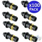 Pack 100 Toma Goteo 16mm con Anilla de Seguridad | Toma conector tuberia 16 mm | Toma Goteo para Manguera de Riego 16 mm Pack 100 Toma Goteo 16mm con Anilla de Seguridad | Toma conector tuberia 16 mm | Toma Goteo para Manguera de Riego 16 mm