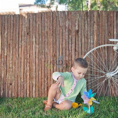 Naturrinde Einfachgesicht 1 x 3 m, geeignet zur Verdeckung, Begrenzung oder Beschattung. Verdeckung 95%