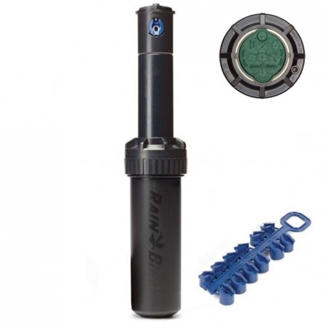 Rain Bird 5004-PLUS Sprinkler. Turbine mit Reichweite von 7,6 bis 15,2 Metern. Innengewinde 3/4'' für professionelle Gartenbewäs