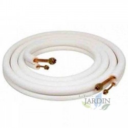 Doppelt isoliertes Kupferrohr 5 m 1/4'' x 3/8'' für Klimaanlagen	