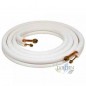 Double copper insulated tube 5 mts 1/4" x 3/8" for air conditioning Double copper insulated tube 5 mts 1/4" x 3/8" for air conditioning