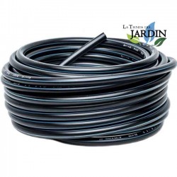 Tuberia agua potable 25mm 10 bar 100m | Tuberia 25 mm PE100 Alimentaria alta densidad AENOR | 10 Codos, 10 Tes y 5 Enlaces