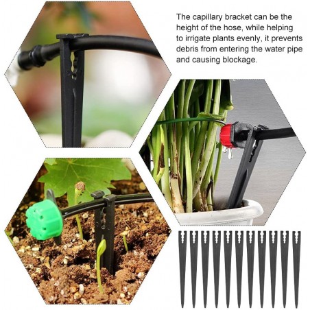 Porte-microtubes 10 pièces pour tubes de 3 à 7 mm