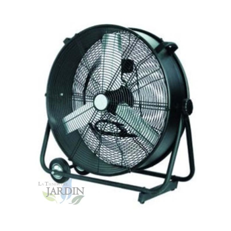 Ventilateur de sol industriel 70cm 250W. Ventilateur de garage, atelier, entrepôt ou terrasse couverte sans télécommande