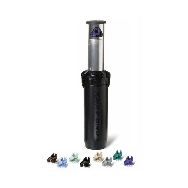 Arroseur turbine circulaire Rain Bird Falcon 6504 1'' acier inoxidable, portée 11,9 à 19,8 m pour terrains de golf et de sport Arroseur turbine circulaire Rain Bird Falcon 6504 1'' acier inoxidable, portée 11,9 à 19,8 m pour terrains de golf et de sport