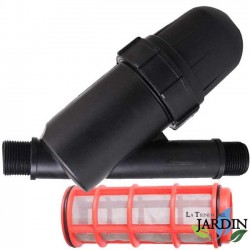 Filtro de riego 1"con malla para tuberia 32mm