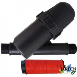 Filtro de riego 1"con anillas discos para tuberia 32mm