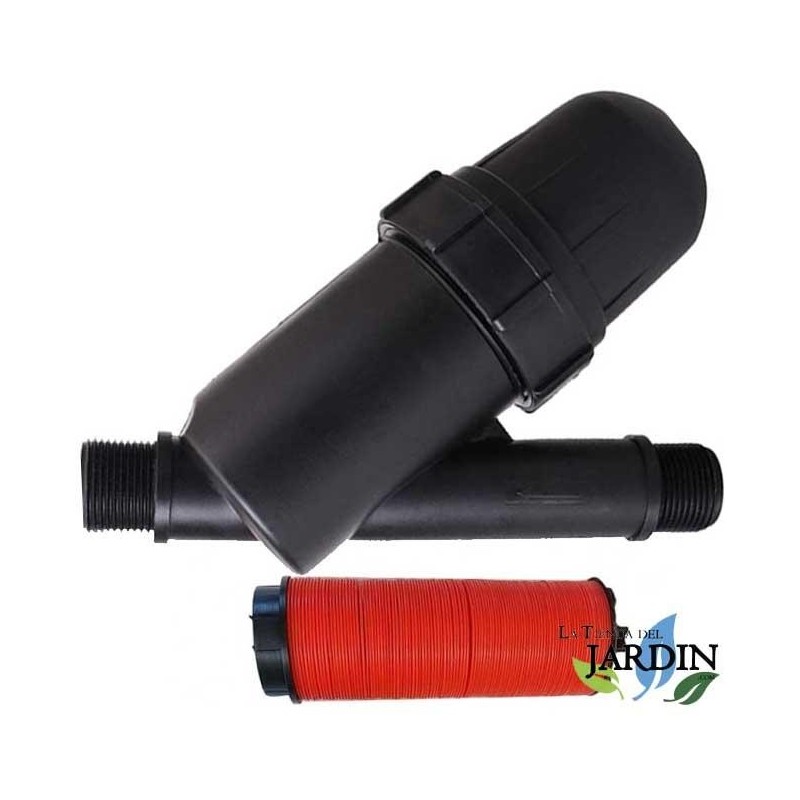 Filtro per irrigazione da 1" con anelli a disco per tubo da 32 mm