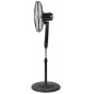 Ventilador de Pie Oscilante SF0148 50W - Aspas 40 cm, Altura Regulable, 3 Niveles de Ventilación, Negro Ventilador de Pie Oscilante SF0148 50W - Aspas 40 cm, Altura Regulable, 3 Niveles de Ventilación, Negro