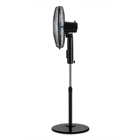 Suinga SF1140 – 45 W Standventilator, 3 Geschwindigkeiten, einstellbare Höhe, mehrfach verstellbarer oszillierender Kopf, 5 Flüg