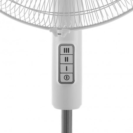 Suinga SF1040 - Multi-orientable oscillating pedestal fan, 3 speeds, 45 W, 128 cm, white